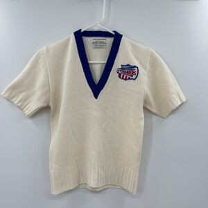Vintage Bristol products national cheerleading association v neck sweater‎ NCA